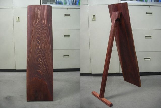Gogo 01 杉板のａ型立て看板 自然木工房 木のカウンター 木のかんばん